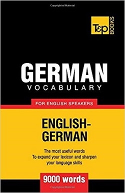 کتاب آلمانی جرمن وکبیولری German vocabulary for English speakers 9000 words
