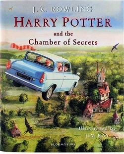 کتاب رمان انگلیسی تصویری هری پاتر و تالار اسرار Harry Potter and the Chamber of Secrets Illustrated Edition Book 2