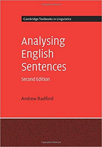کتاب زبان Cambridge Textbooks in Linguistics Analysing English Sentences