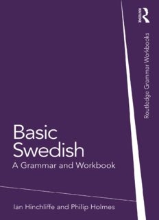 کتاب سوئدی بیسیک سوئدیش Basic Swedish A Grammar and Workbook