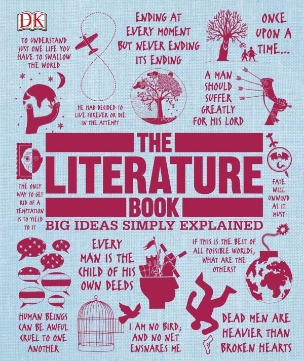 کتاب د لیتریچر بوک The Literature Book Big Ideas Simply Explained