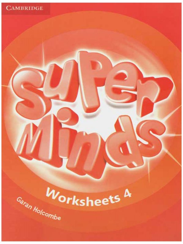 کتاب زبان ورکشیت سوپرمایندز Super Minds Worksheet 4