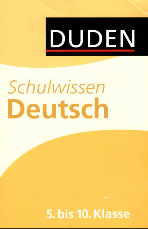کتاب آلمانی شول ویزن آلمانی DUDEN Schulwissen Deutsch