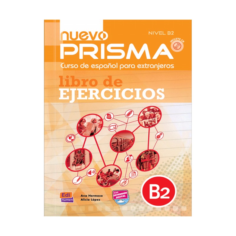 کتاب اسپانیایی ساپلمنتری پریسما Nuevo Prisma B2 Libro de ejercicios Suplementarios