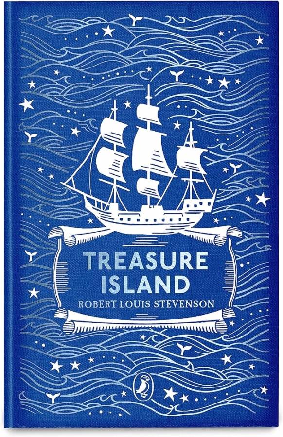 کتاب Treasure Island by Robert Louis Stevenson جلد پارچه ای