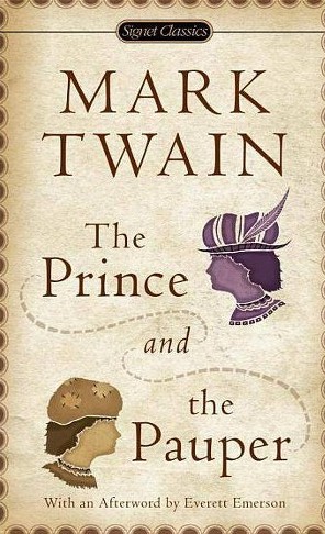 کتاب The Prince and the Pauper by Mark Twain جلد پارچه ای