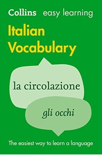 کتاب ایتالیایی ایزی لرنینگ ایتالین وکبیولری Collins Easy Learning Italian Vocabulary