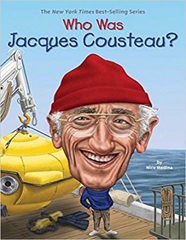 کتاب داستان انگلیسی جاکوب کاستیو Who Was Jacques Cousteau?