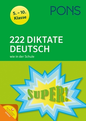 کتاب زبان آلمانی پونز 222 دیکتاته دویچ PONS 222 DIKTATE DEUTSCH WIE IN DER SCHULE