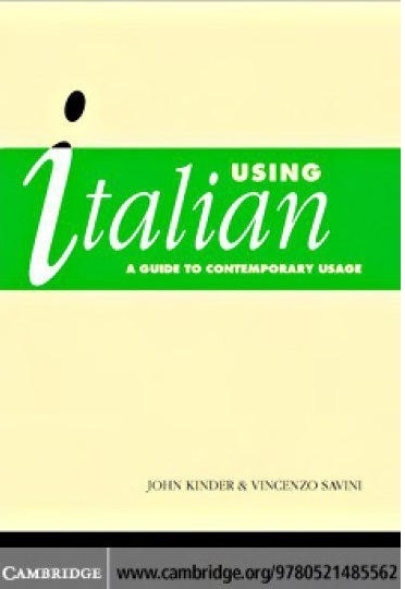 کتاب زبان یوزینگ ایتالین Using Italian A guide to contemporary usage