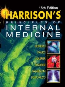 کتاب زبان هریسونز پرینسیپلز اف اینترنال مدیسین Harrisons Principles of Internal Medicine 4 vol 18th Edition 2012