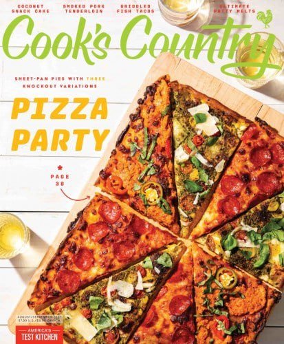 کتاب مجله انگلیسی کوکز کانتری Cook's Country - August/September 2022