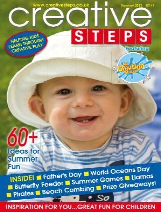 کتاب مجله انگلیسی کرییتیو استپس Creative Steps - Summer 2022
