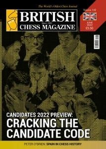 کتاب مجله انگلیسی بریتیش چس مگزین British Chess Magazine - Issue 144, June 2022