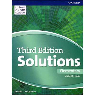 کتاب Solutions elementary سولوشن المنتری ( 3rd edition )