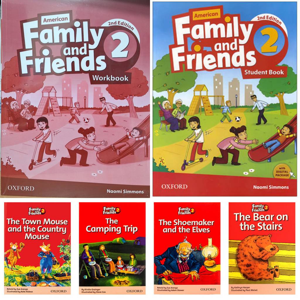 پک کتاب فمیلی اند فرندز 2 Family and Friends 2 pack (وزیری)
