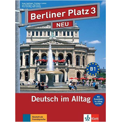 کتاب Berliner Platz 3 Neu برلینر پلاتز B1 تمام رنگی