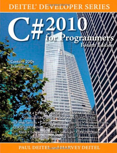 دانلود کتاب C# 2010 for Programmers (4th Edition) (Deitel Developer Series