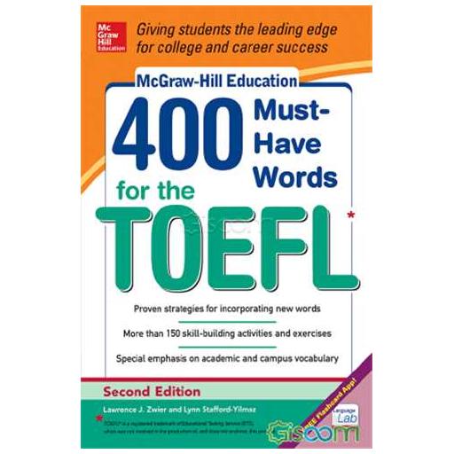 کتاب 400Must Have Words for the TOEFL اثر لارنس جی زویر
