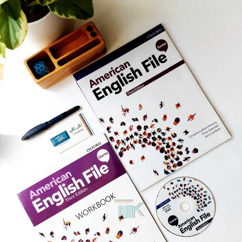 کتاب زبان American English file starter