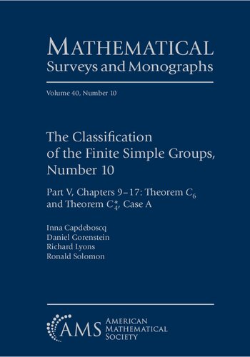 دانلود کتاب The Classification of the Finite Simple Groups, Number 10