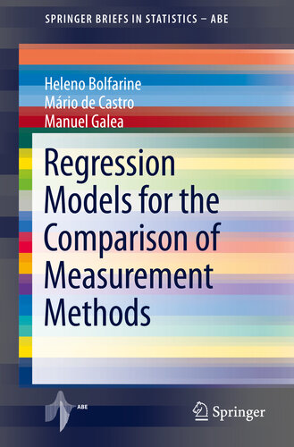دانلود کتاب Regression Models for the Comparison of Measurement Methods