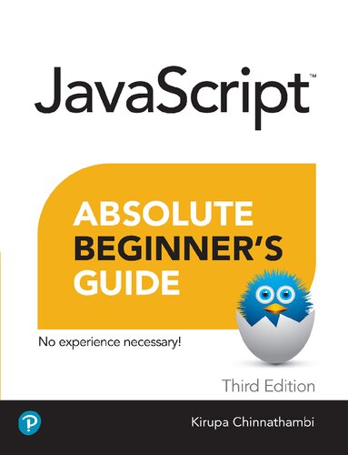 دانلود کتاب JavaScript™ Absolute Beginner’s Guide (true pdf)