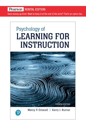 دانلود کتاب Psychology of Learning For Instruction, 4th Edition