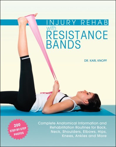 کتاب Injury Rehab with Resistance Bands Complete Anatomy and Rehabilitation Programs for Back, Neck, Shoulders, Elbows, Hips, Knees, Ankles and More 1st edition کد k9875