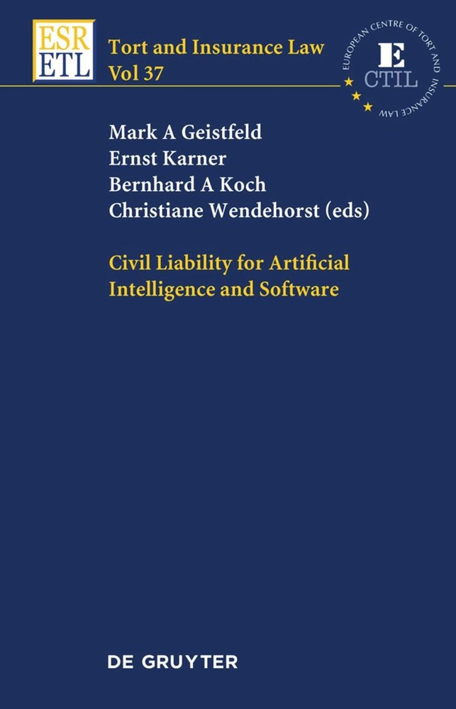 دانلود کتاب Civil Liability for Artificial Intelligence and Software