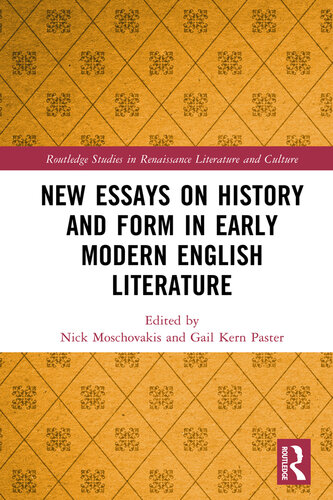 دانلود کتاب New Essays on History and Form in Early Modern English Literature