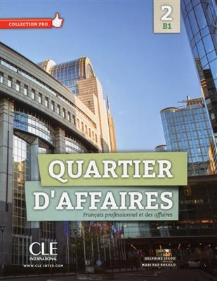 کتاب فرانسه Quartier d'affaires 2 - Niveau B1 - Livre+Cahier+DVD