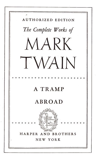 دانلود کتاب A Tramp Abroad