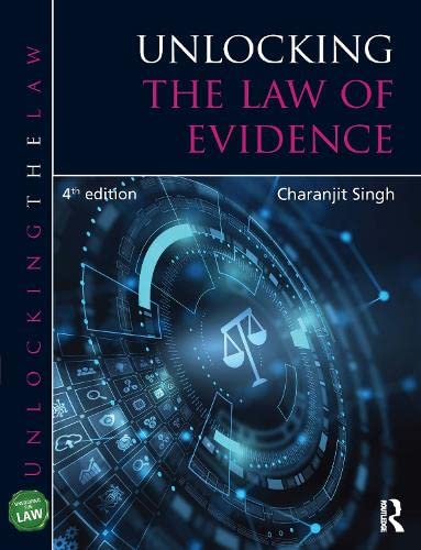 دانلود کتاب Unlocking the Law of Evidence, 4th Edition