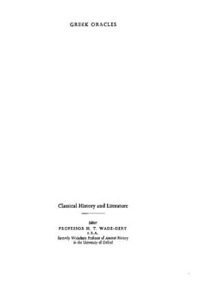 دانلود کتاب Greek Oracles