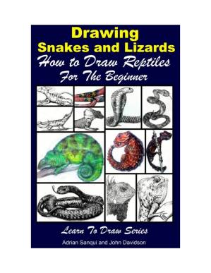 دانلود کتاب Drawing Snakes and Lizards: How to Draw Reptiles For the Beginner