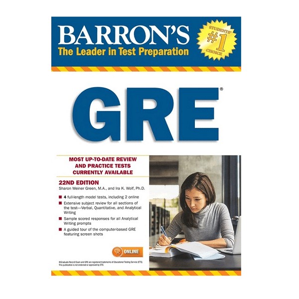 کتاب GRE Barrons 22 Edition