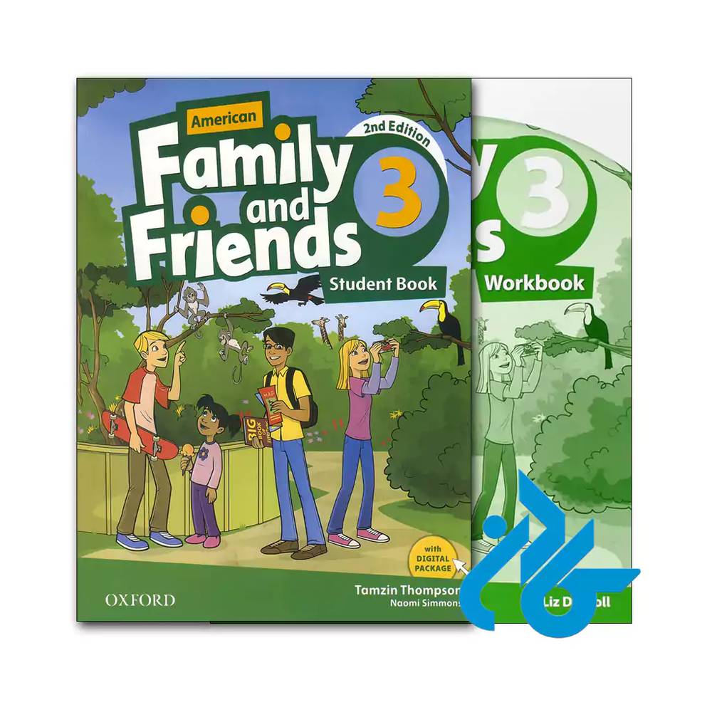 کتاب American Family and Friends 3 2nd