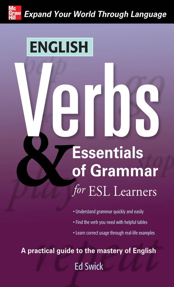 دانلود کتاب English Verbs & Essentials of Grammar for ESL Learners (Verbs and Essentials of Grammar Series)