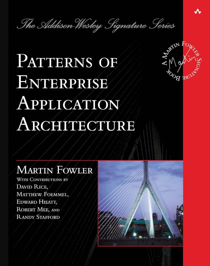 کتاب Patterns of Enterprise Application Architecture