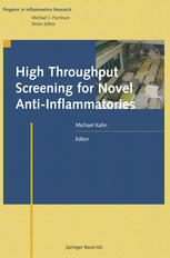 دانلود کتاب High Throughput Screening for Novel Anti-Inflammatories