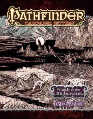 دانلود کتاب Pathfinder Campaign Setting: Wrath of the Righteous Poster Map Folio