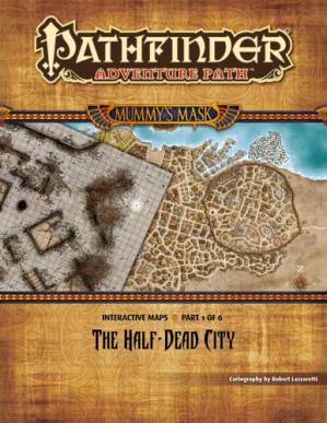دانلود کتاب Pathfinder Adventure Path #79: The Half-Dead City (Mummy’s Mask 1 of 6) Interactive Maps