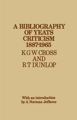 دانلود کتاب A Bibliography of Yeats Criticism 1887–1965