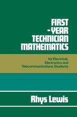 دانلود کتاب First-Year Technician Mathematics: For Electrical, Electronics and Telecommunications Students
