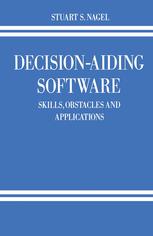 دانلود کتاب Decision-Aiding Software: Skills, Obstacles and Applications