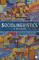 دانلود کتاب Sociolinguistics: A Reader