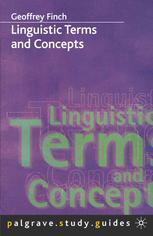 دانلود کتاب Linguistic Terms and Concepts