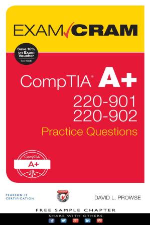 دانلود کتاب CompTIA® A+ 220-901 and 220-902 Practice Questions Exam Cram
