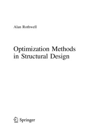 دانلود کتاب Optimization Methods in Structural Design
